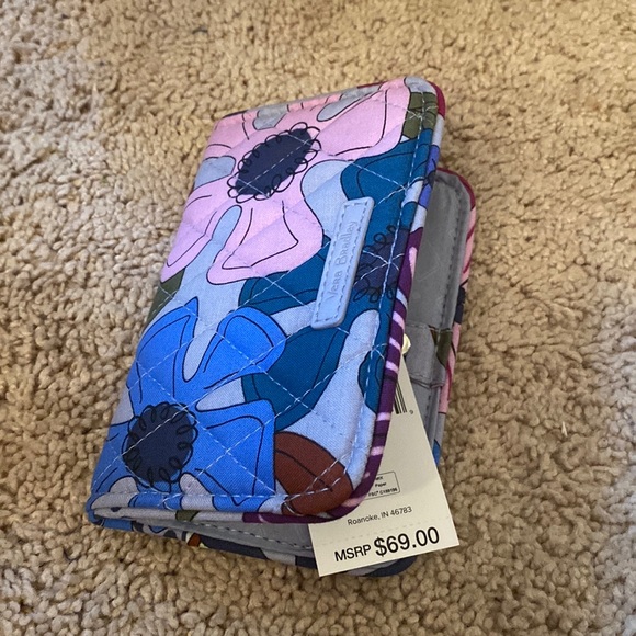 Vera Bradley Handbags - Vera Bradley rfid small bifold wallet bengal lily nwt